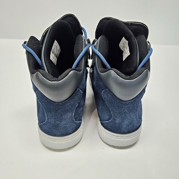 Merrell Valley Mid Leather Suede Mens Ankle Boots Navy Size 8.5 - Picture 3 of 10